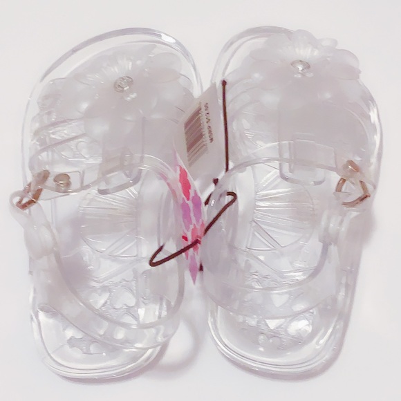 Clear jelly sandals with flower 🌸 - Picture 3 of 4